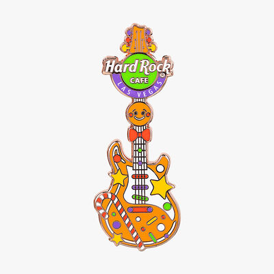 Limited Edition Gingerbread Guitar Pin Limited Edition Gingerbread Guitar Pin